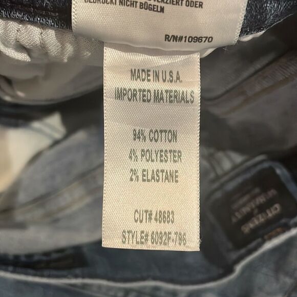 Citizens of Humanity Bowery standard slim jeans SZ 36x26 - Picture 7 of 7